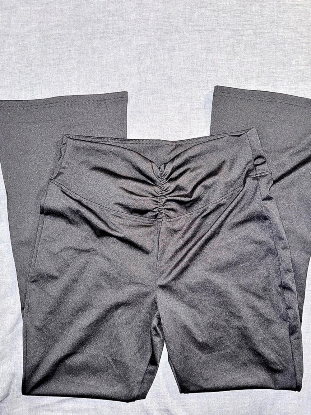 a new day Ruched Black Leggings Size XL